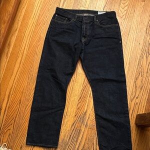 Imogene & Willie Barton Slim Dark Selvage Blue Jeans